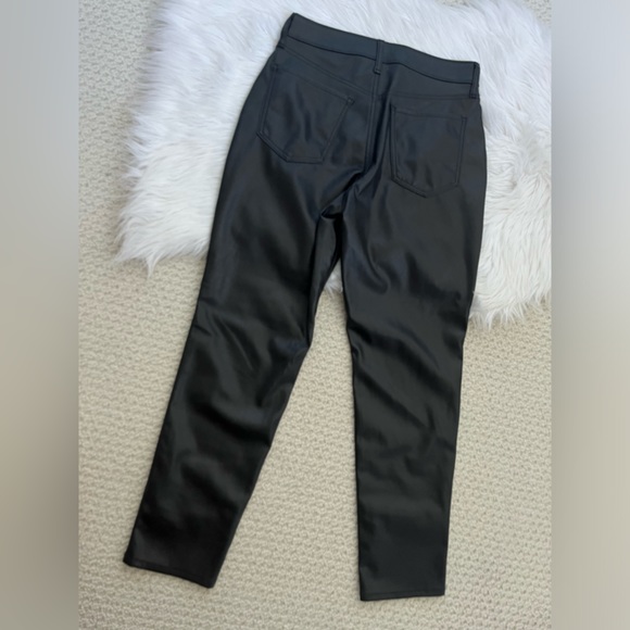 NWOT Old Navy High-Waisted OG Straight Faux-Leather Ankle Pants - Picture 6 of 11